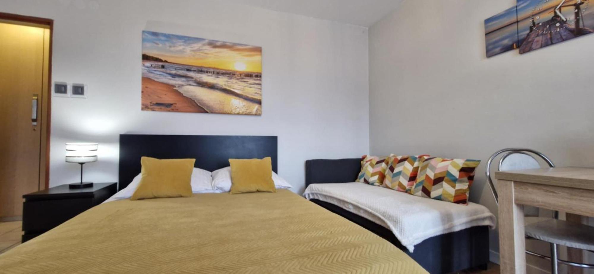 Cozy Modern Apartment Sunrise Studio 35M2 Balcony 3 Persons Krakow Ngoại thất bức ảnh